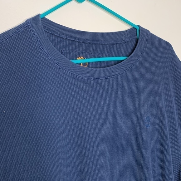 T16 Timberland Thermal Long Sleeve Navy Top size Men’s XL - Picture 3 of 12